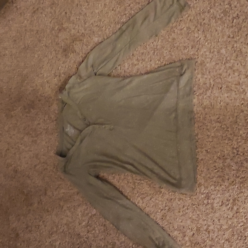 Jockey green long sleeve size small